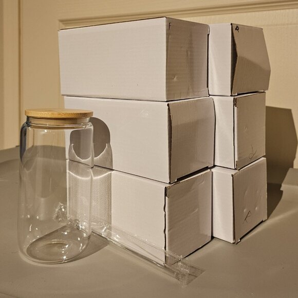 Glass Beer Can Cup 16 OZ - Picture 1 of 1